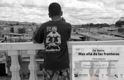Poster for the production of 'De Novo' in Santa Tecla. Photograph by Donna DeCesare 3